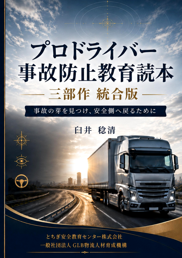 『プロドライバー事故防止教育読本 三部作 統合版』表紙